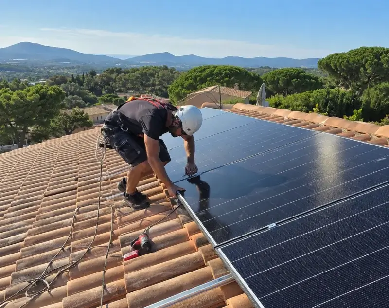 Installateur panneaux solaires Chessenaz — pose photovoltaïque sur toiture